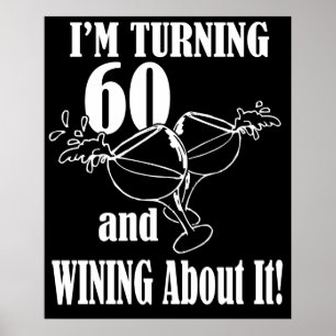 Poster J'Ai 60 Ans Et J'Y Gagne