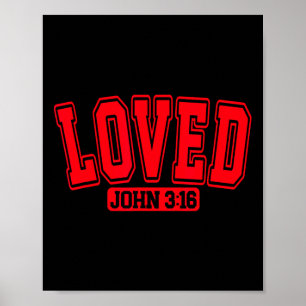 Poster J'ai aimé Noël Saint-Valentin Jean 316 Chrétien He