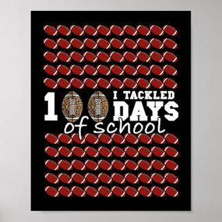 Poster J'Ai Attaqué 100 Jours De Football Scolaire