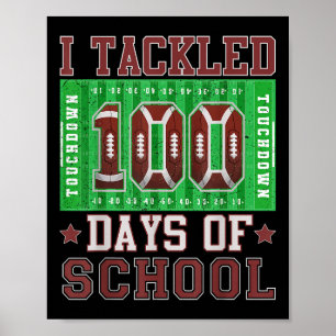 Poster J'Ai Attaqué 100 Jours De Football Scolaire 100E J