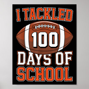 Poster J'Ai Attaqué 100 Jours De Football Scolaire 100E J