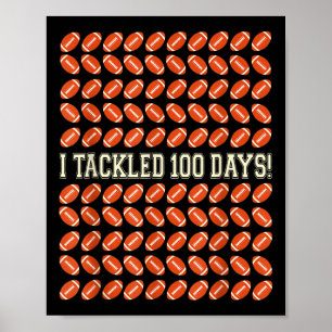Poster J'Ai Attaqué 100 Jours D'École, Football 100E Jour