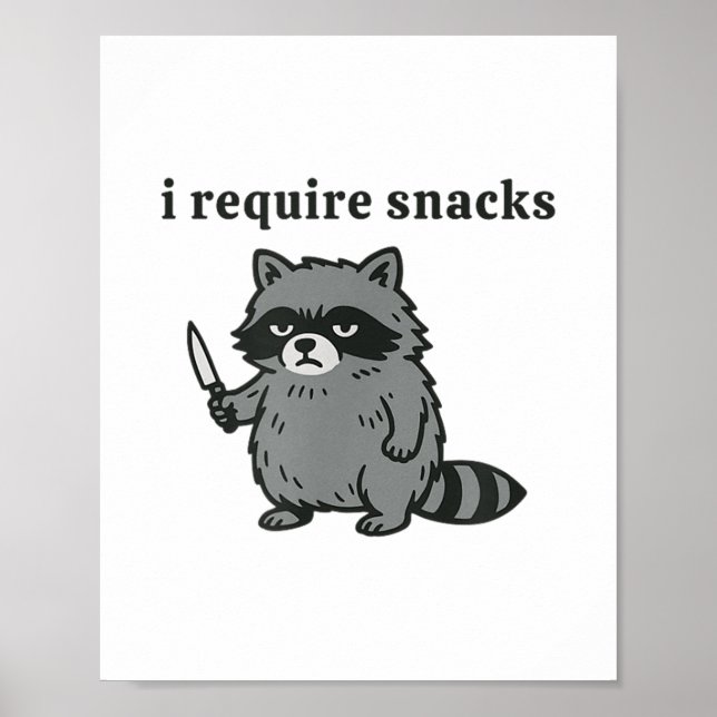Poster J'Ai Besoin De Snacks _1 (Devant)