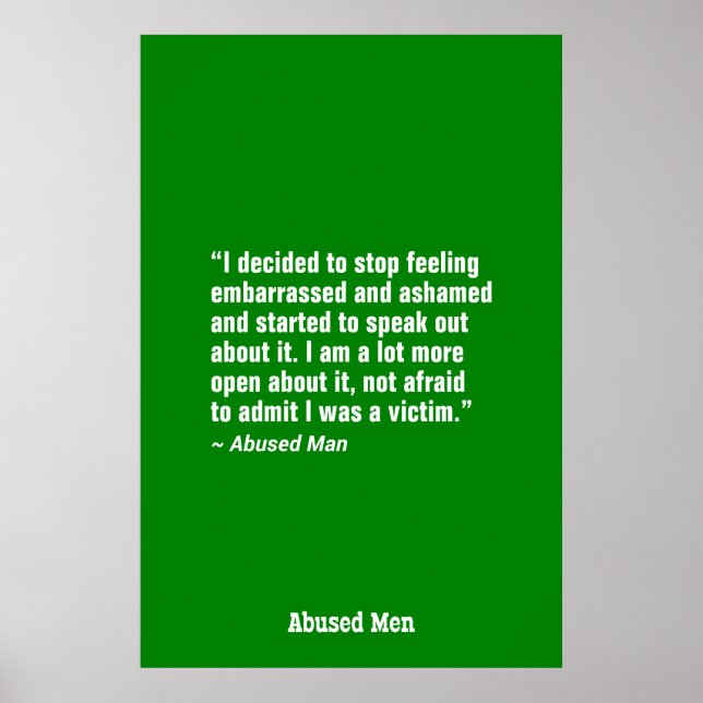 Poster J'Ai Décidé D'Arrêter De Me Sentir Embarrassé ... (Devant)