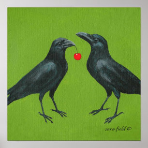 Poster J'ai donné à mon amour une cerise