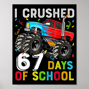 Poster J'ai écrasé 67 jours d'école Drôle d'élèves Enseig
