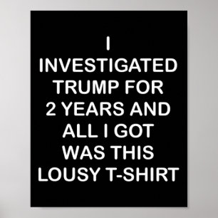Poster J'ai enquêté sur Trump pendant 2 ans