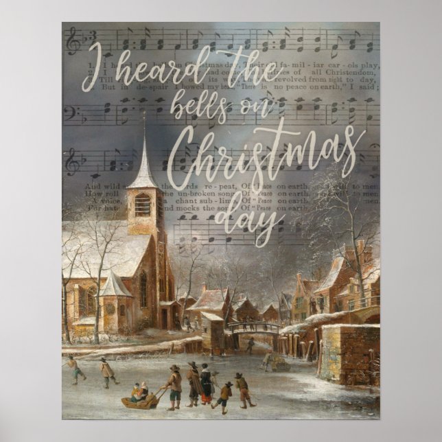 Poster J'ai entendu les cloches le jour de Noël, Église V (Devant)