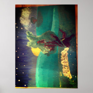 Poster "J'ai erré seul comme un nuage"