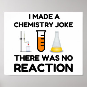 Poster J'Ai Fait Une Blague De Chimie