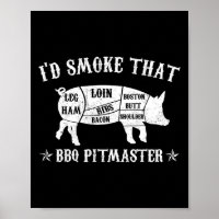 J'Ai Fumé Que T Chemise Pig Pitmaster Funny Bbq Fu