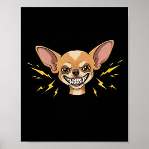 Poster J'Ai L'Autocollant De Dawg En Moi Chihuahua