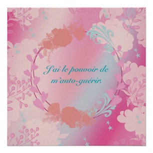 Poster J'ai le pouvoir de m'auto-guérir