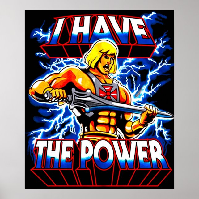 Poster J'Ai Le Power Heman (Devant)