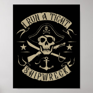 Poster J'Ai Mis En Oeuvre Une Citation De Pirate Drôle D'