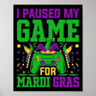 Poster J'ai mis mon jeu en pause pour le plaisir du jeu v