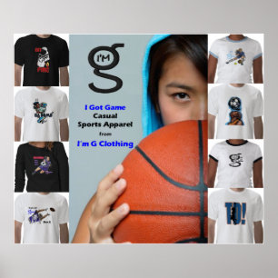 Poster J'ai reçu l'affiche de jeu de I'm G Clothing