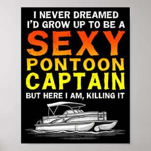 Poster J'ai rêvé de grandir pour être un capitaine de bat