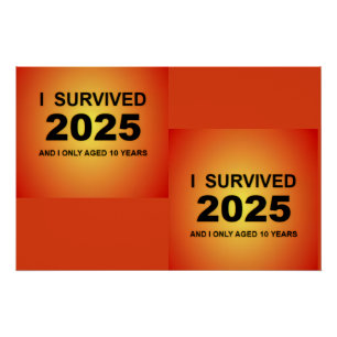 Poster J'ai survécu 2025