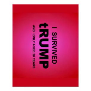 Poster J'ai survécu à tRUMP