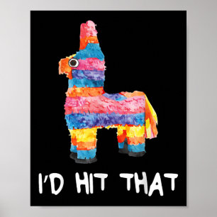 Poster J'Ai Touché Que Pinata Chemise Hommes Femmes Enfan