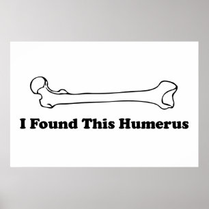 Poster J'Ai Trouvé Cet Humère