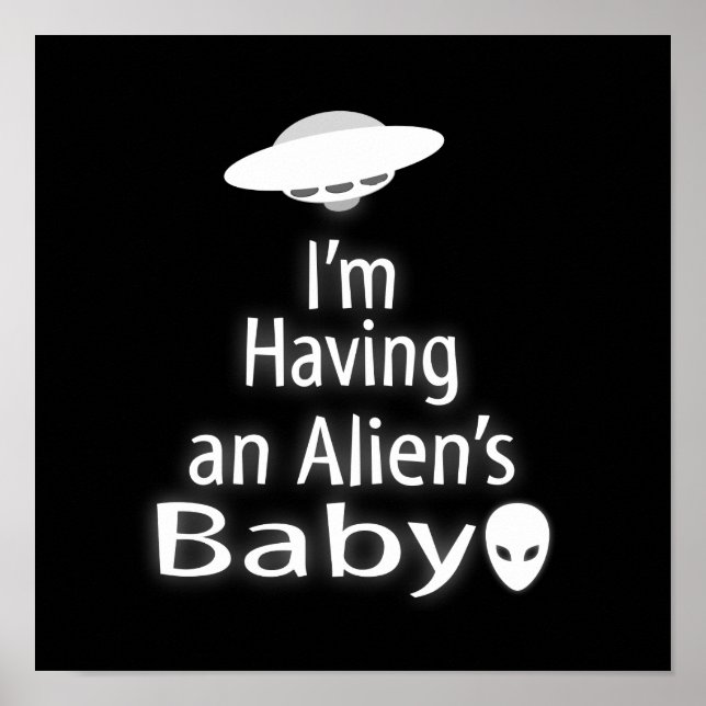 Poster J'ai un bébé Alien (Devant)