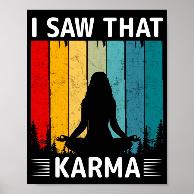 Poster J'ai vu ce karma (Devant)