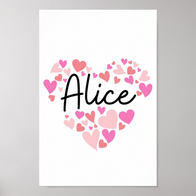 Poster J'aime Alice (Devant)
