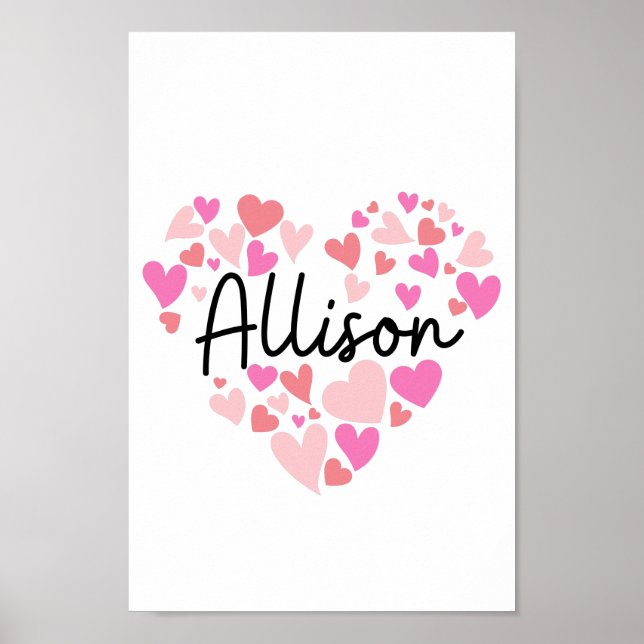 Poster J'aime Allison (Devant)