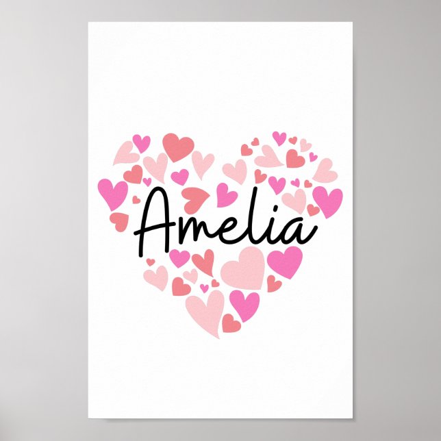 Poster J'aime Amelia (Devant)