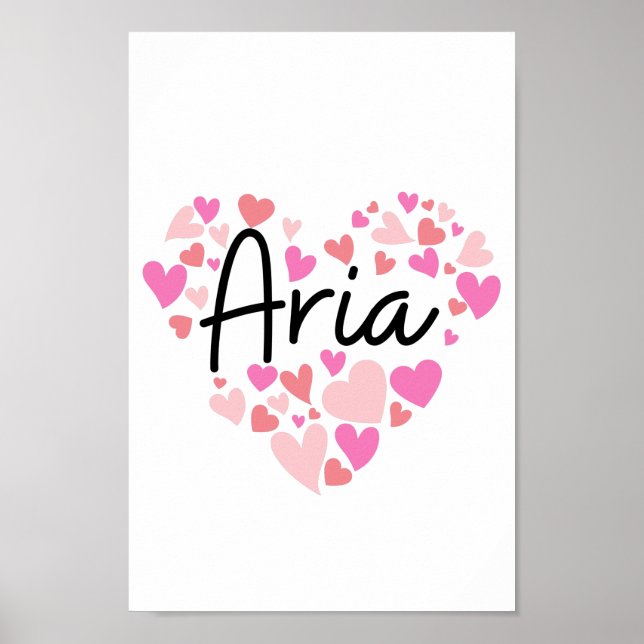 Poster J'aime Aria (Devant)