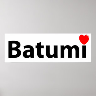 Poster J'aime Batumi
