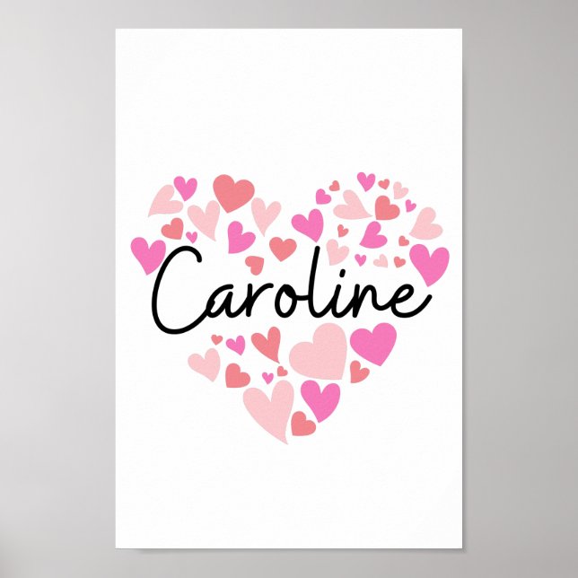 Poster J'aime Caroline (Devant)