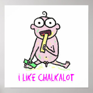 Poster J'Aime Chalkalot