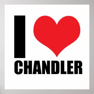 Poster J'aime Chandler