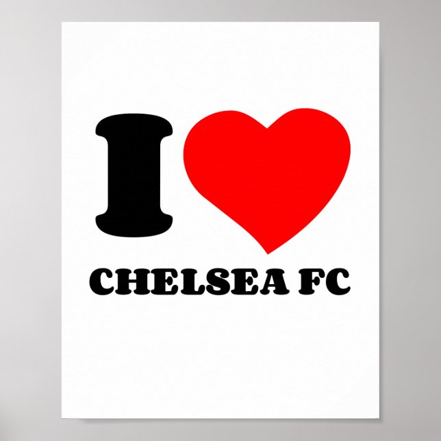 POSTER J'AIME CHELSEA FC (Devant)