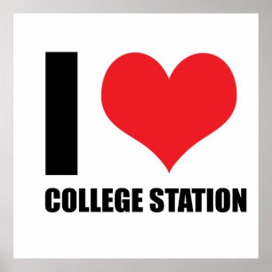 Poster J'aime College Station