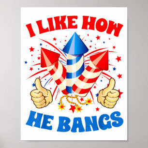 Poster J'aime comment il fait exploser des feux d'artific