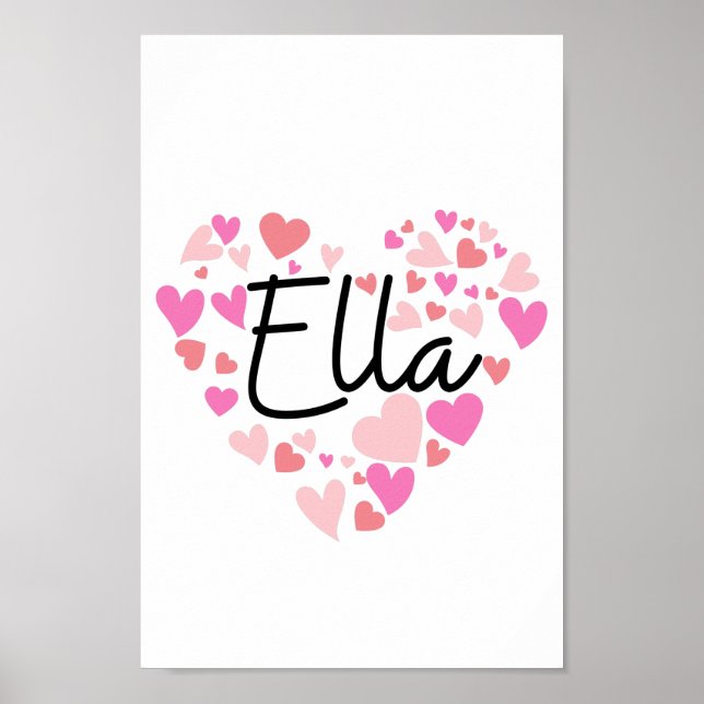 Poster J'aime Ella (Devant)
