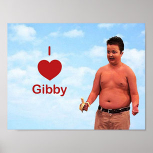 Poster J'aime Gibby