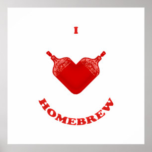 Poster J'aime Homebrew