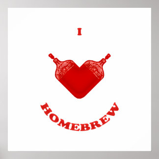 Poster J'aime Homebrew