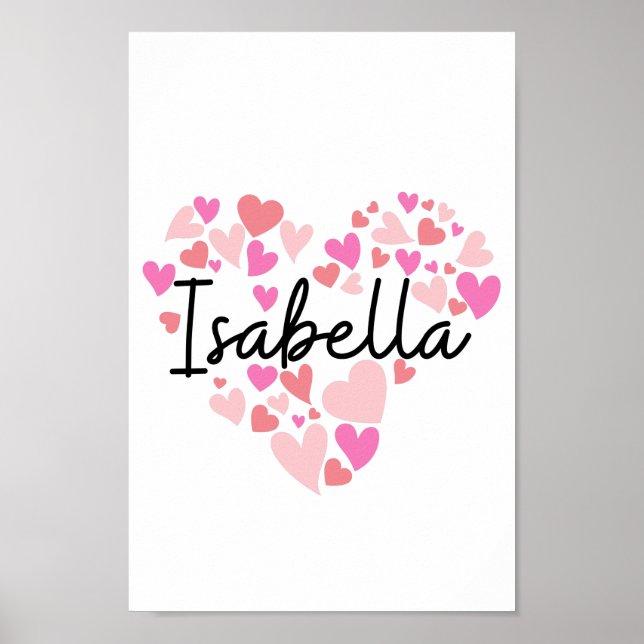 Poster J'aime Isabella (Devant)