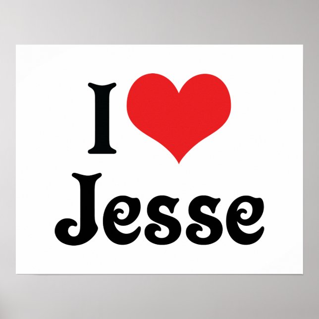 Poster J'aime Jesse (Devant)