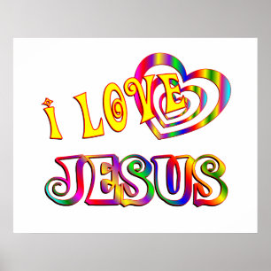Poster J'aime Jésus