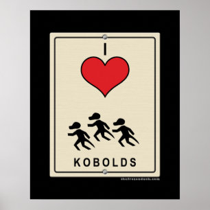 Poster J'aime Kobolds