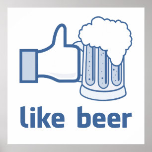 Poster J'aime la bière