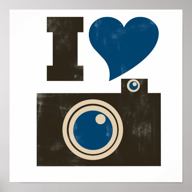 Poster J'aime la caméra (Devant)