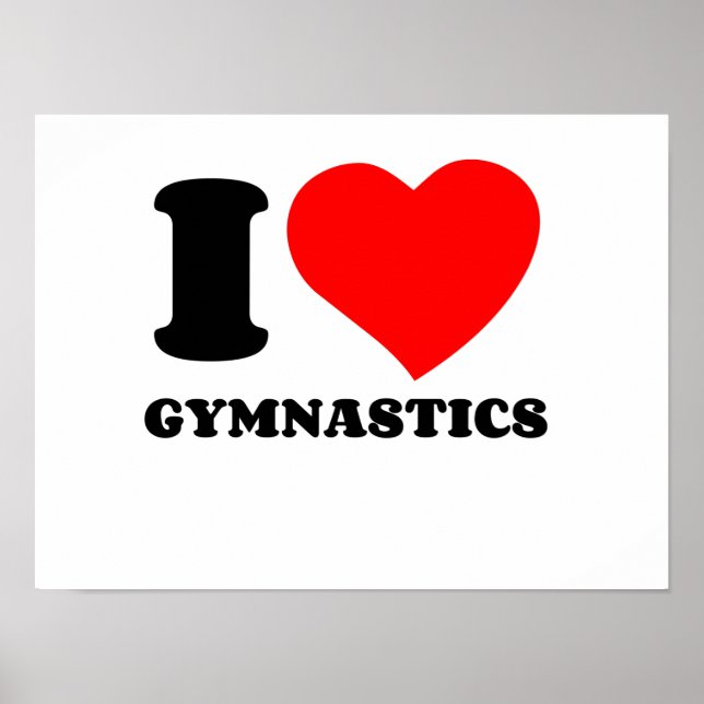 POSTER J'AIME LA GYMNASTIQUE (Devant)